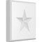 Ekena Millwork Standard Sedgwick Star Rosette With Rounded Edge, 5"W x 5"H x 3/4"P ROSP050X050X075SDG08 - alternate 1